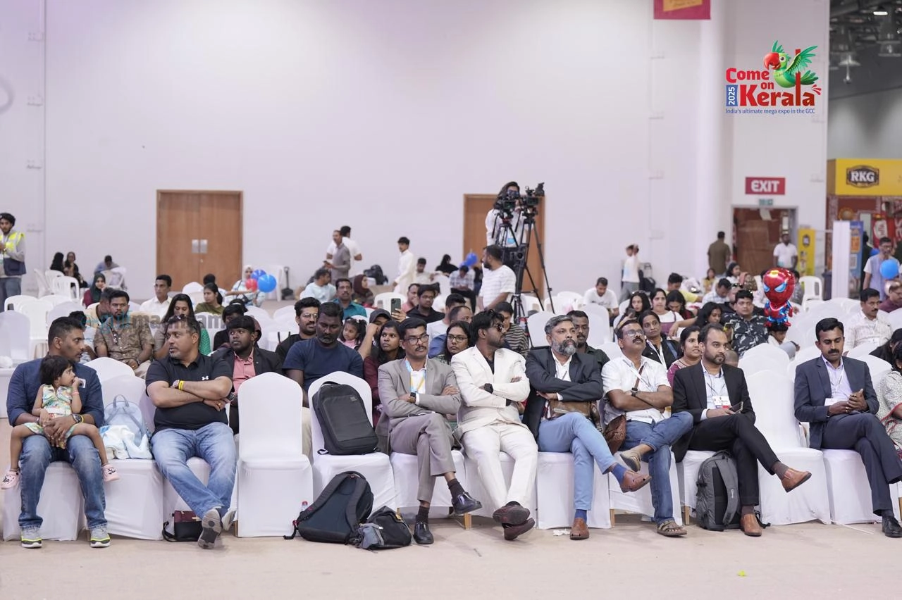 Packed audience halls